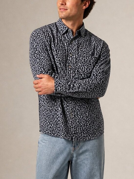 Michael Kors Other - Michael Kors Men's Moisture Wicking Slim Fit Shirt Floral Large NEW